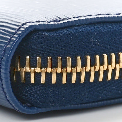 Prada Vitello Move Zip Around Key Holder Bleutte 9 of 12