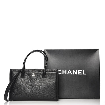 Chanel Deerskin Cerf Executive Shopper Tote Black 10 of 10