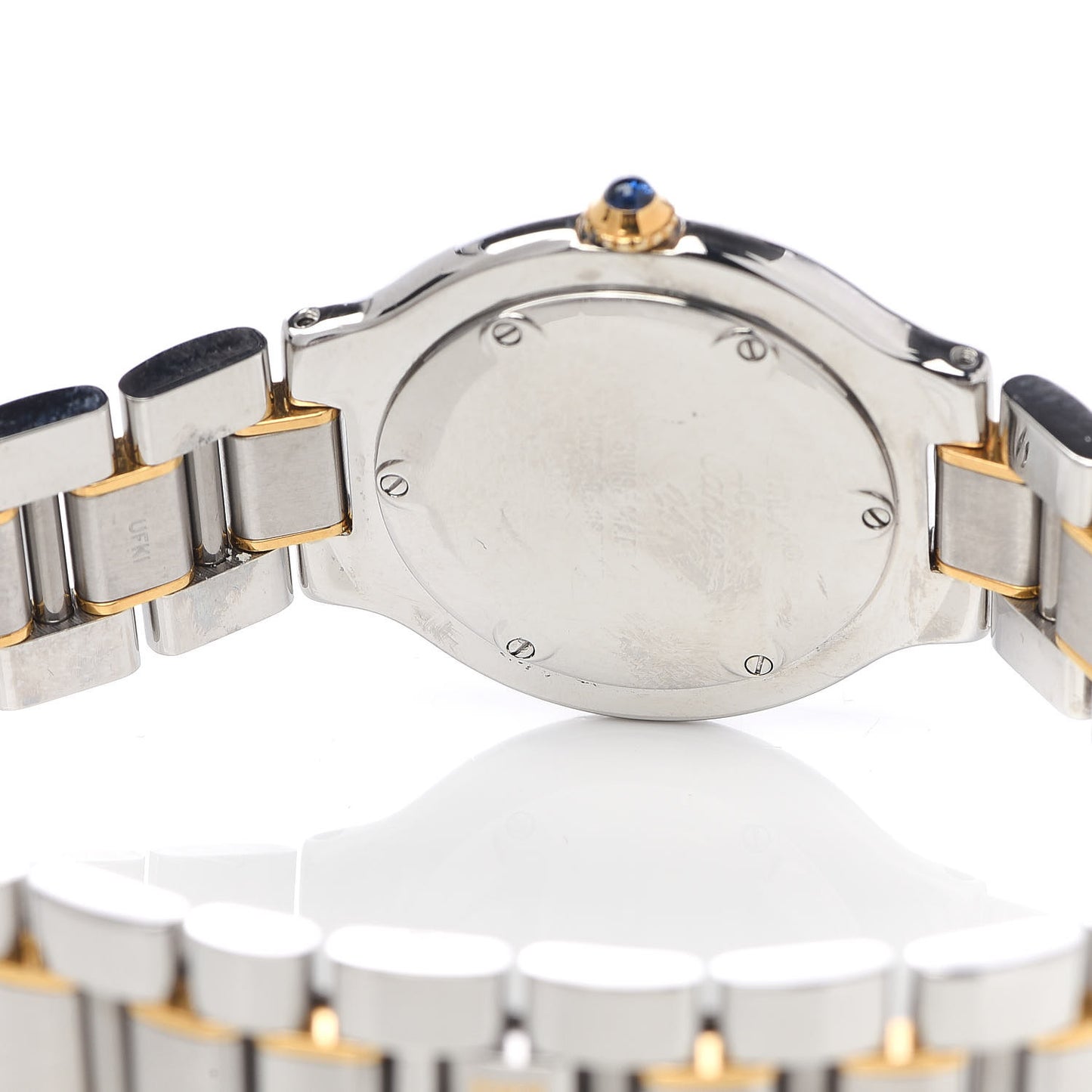 Stainless Steel 18K Yellow Gold 31mm Must De 21 Quartz Watch