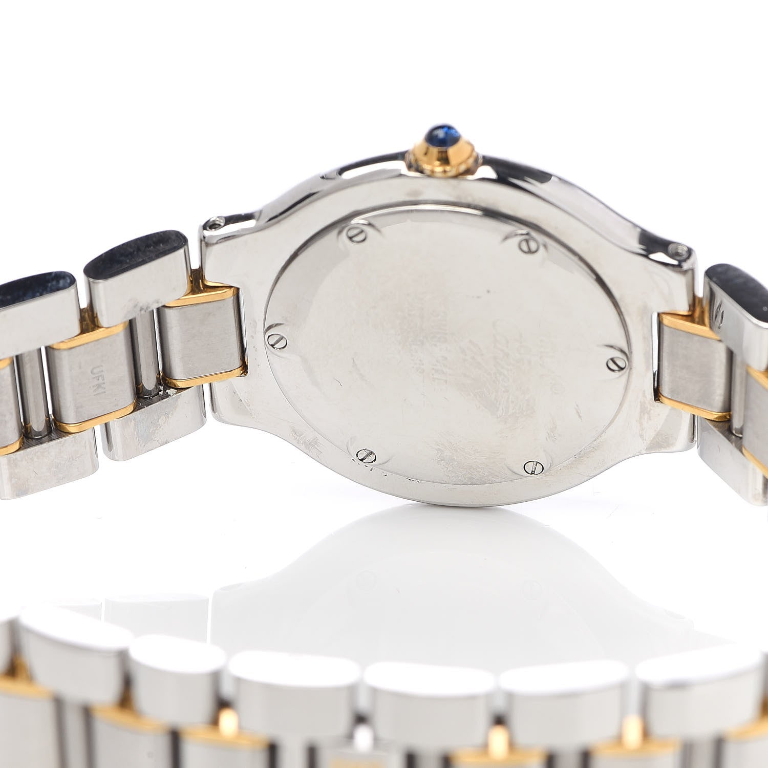 Cartier Stainless Steel 18K Yellow Gold 31mm Must De 21 Quartz Watch 5 of 7