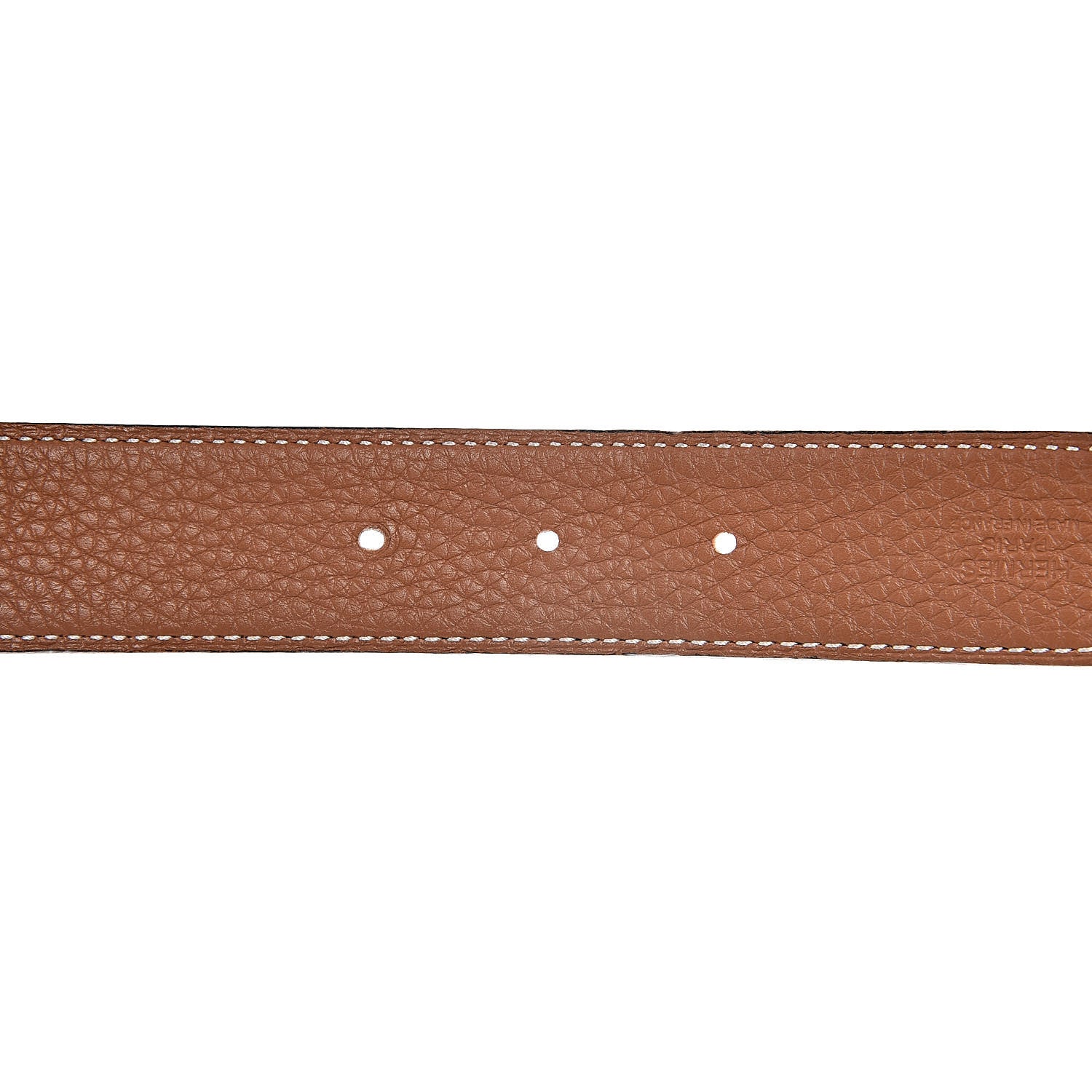 Hermes Box Togo 32mm H Belt 80 Black Gold 5 of 6
