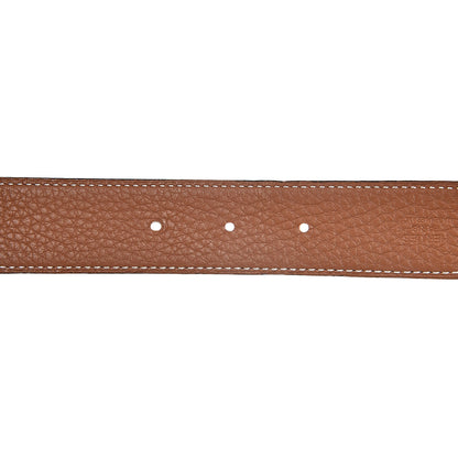 Hermes Box Togo 32mm H Belt 80 Black Gold 5 of 6