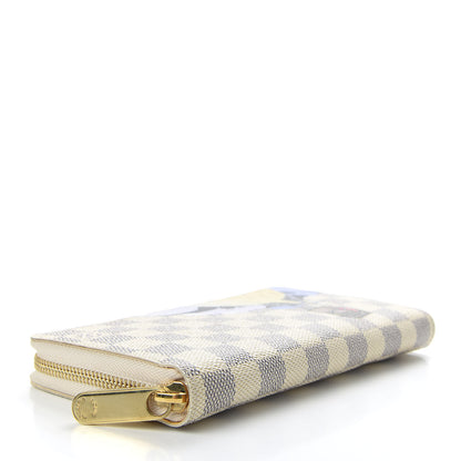 Louis Vuitton Damier Azur Illustre Zippy Wallet 4 of 7