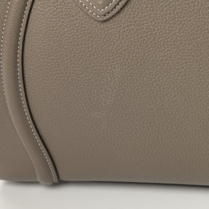 Celine Drummed Calfskin Micro Luggage Souris 14 of 14