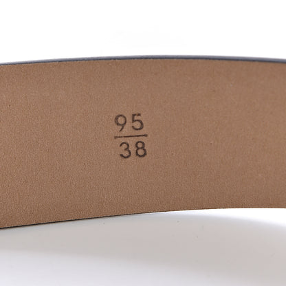 Chanel Calfskin Belt 95 38 Black 5 of 8