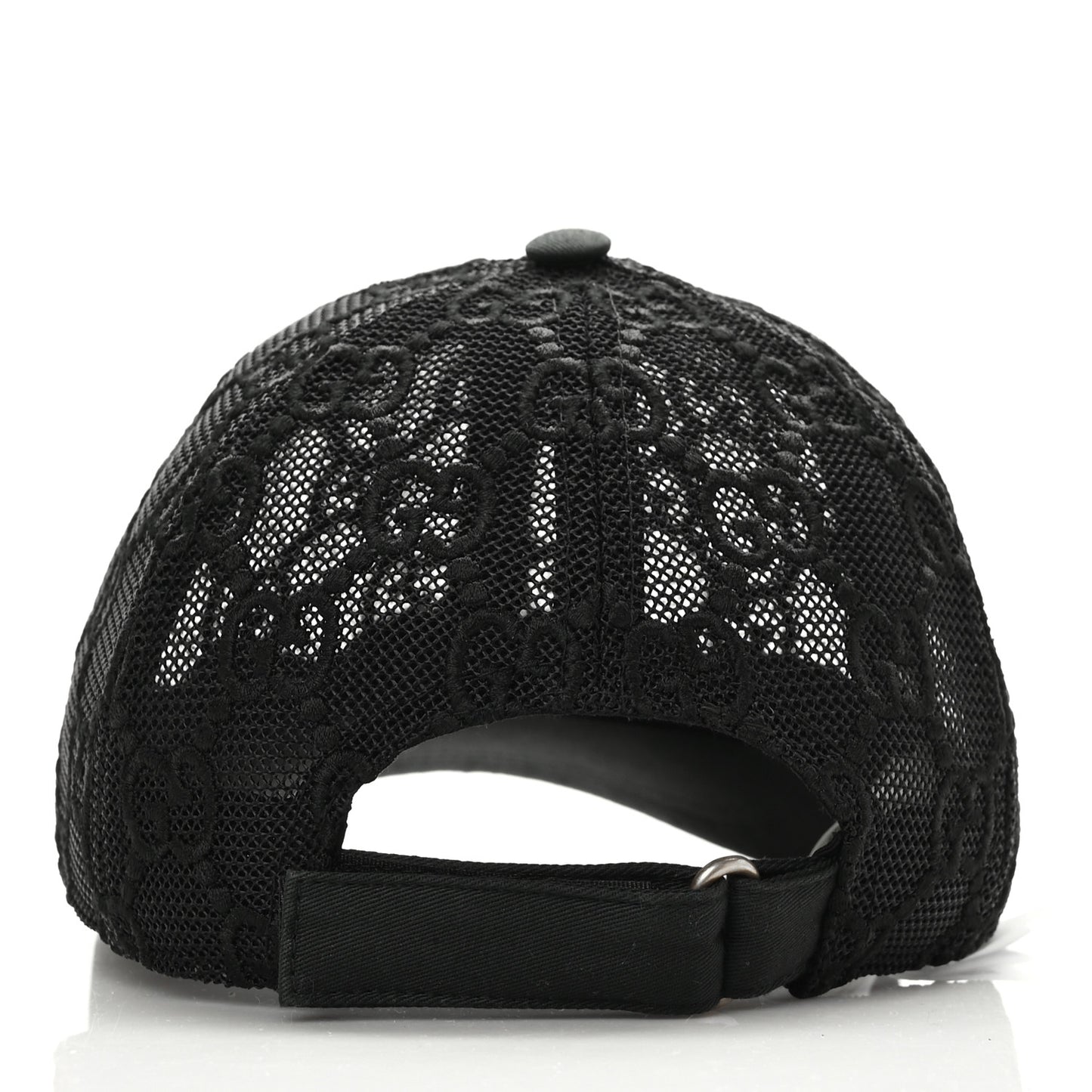 Mesh GG Monogram Shivali Baseball Hat S Black