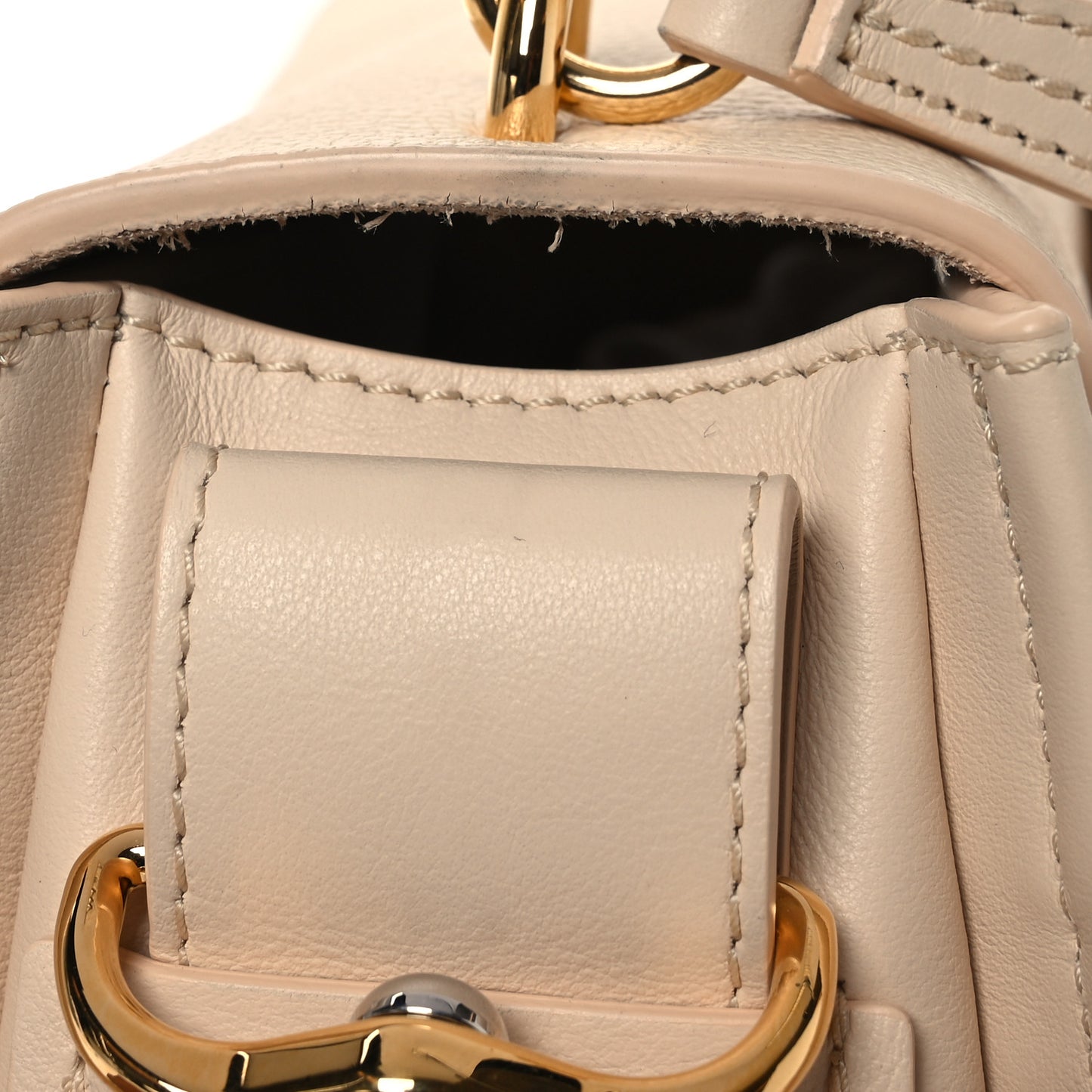 Calfskin Mini Tess Day Bag Sweet Beige