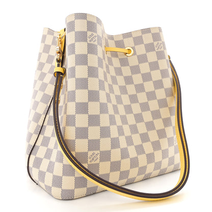 Louis Vuitton Damier Azur Neonoe MM Pineapple 3 of 10