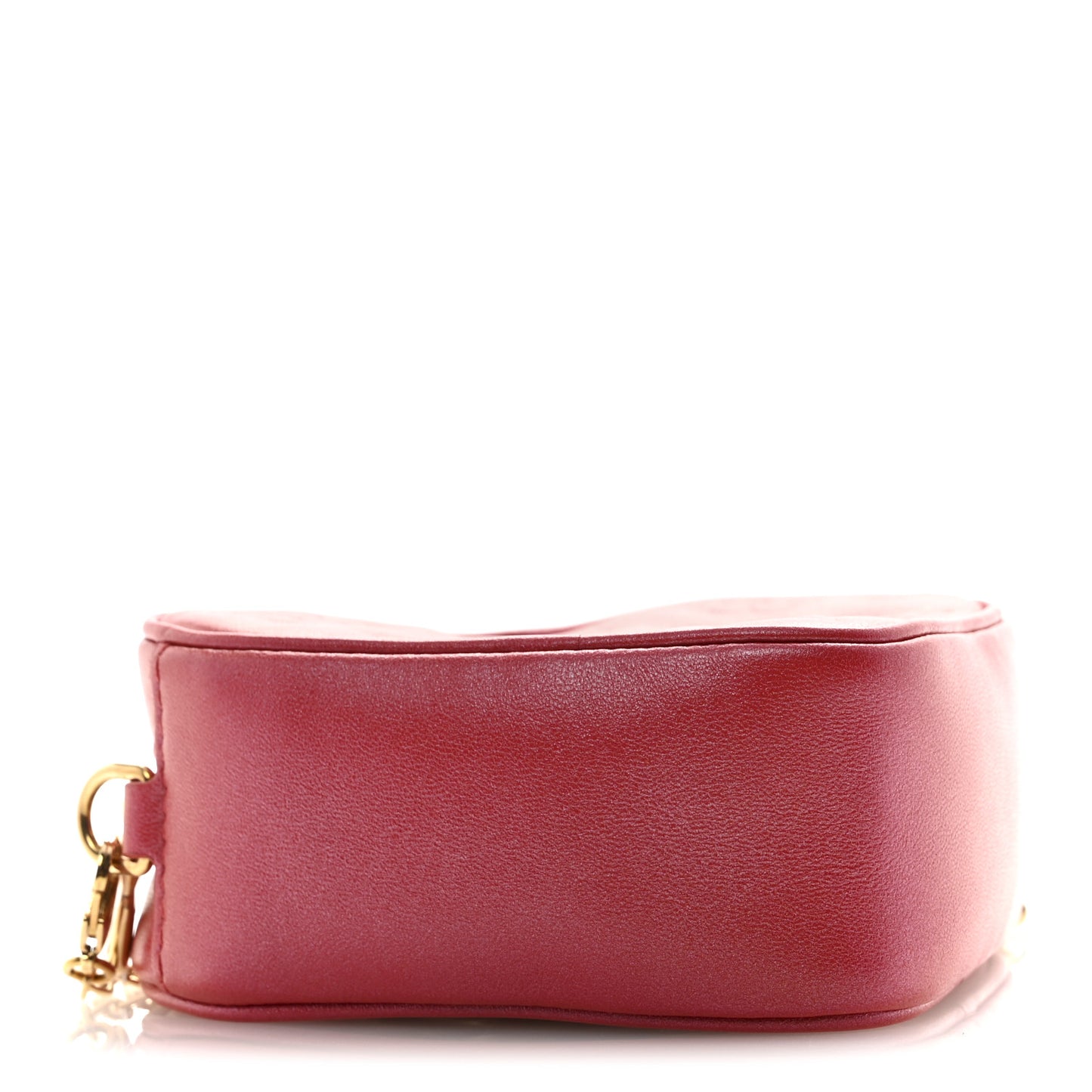Lambskin Embossed Monogram Fall In Love Sac Coeur Heart Chain Bag Lipstick Red