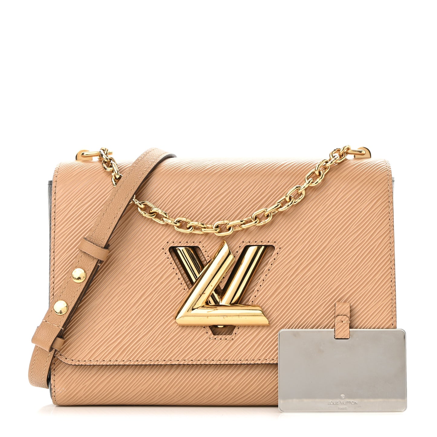Epi Twist Shoulder Bag MM Camel