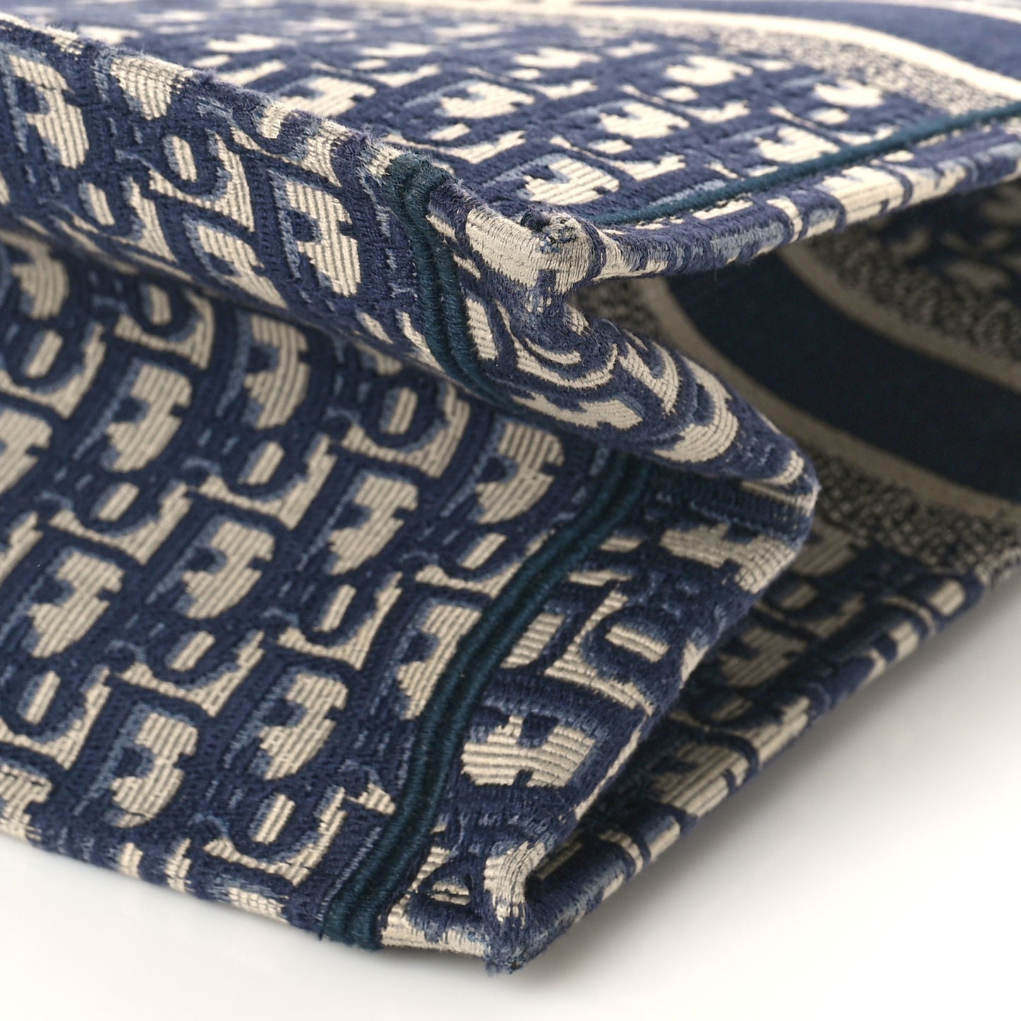 Oblique Large Book Tote Blue Multicolor