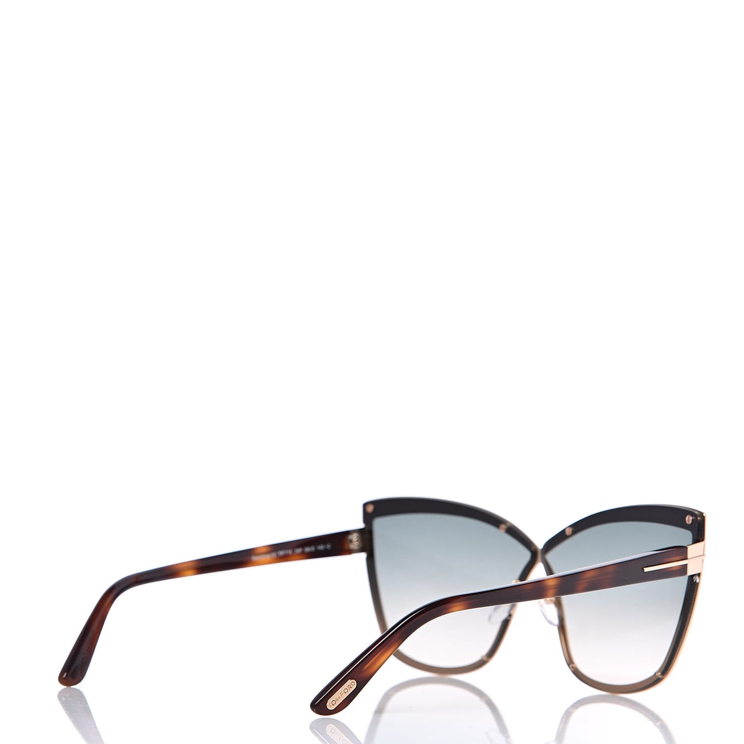 Sandrine Sunglasses TF715 Gold Tortoise