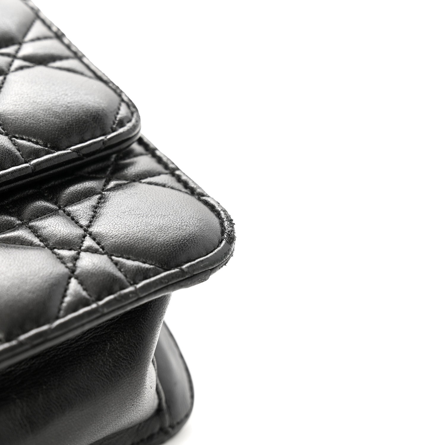 Christian Dior Lambskin Cannage Miss Dior Promenade Pouch Black 11 of 14