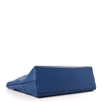 Valentino Garavani Grained Calfskin Rockstud Shoulder Tote Baltique 4 of 8