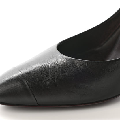 Chanel Lambskin CC Pumps 41 Black 9 of 10
