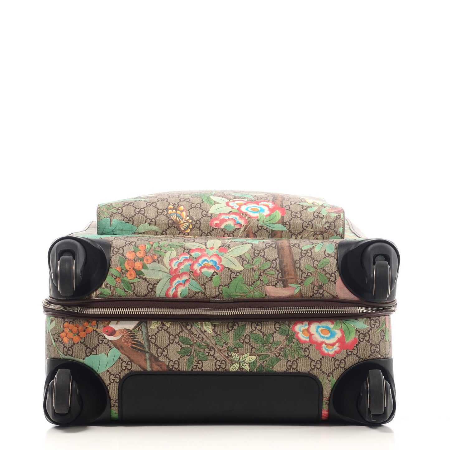 GG Supreme Monogram Tian Suitcase Beige Multicolor New Acero