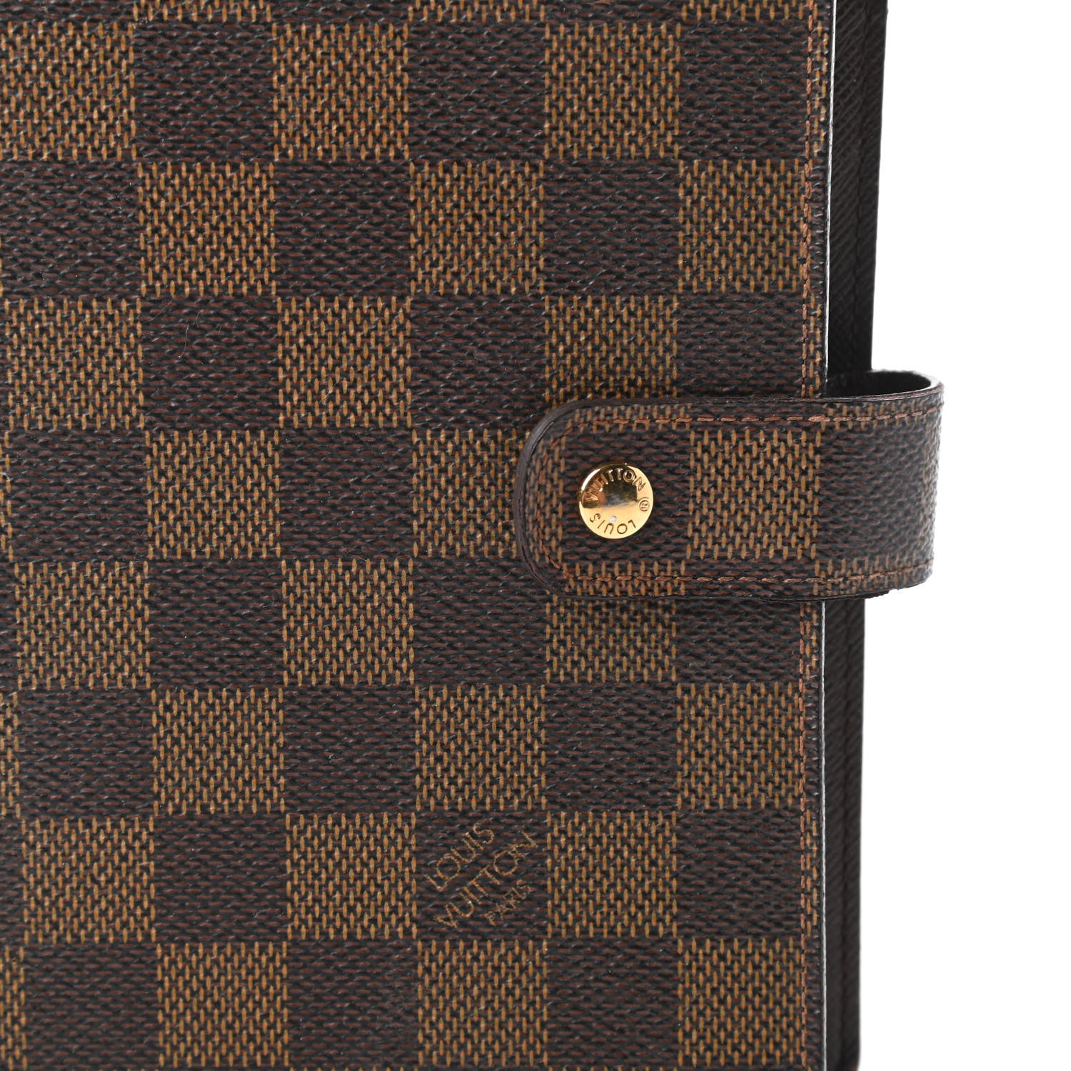 Louis Vuitton Damier Ebene Medium Ring Agenda Cover 10 of 11
