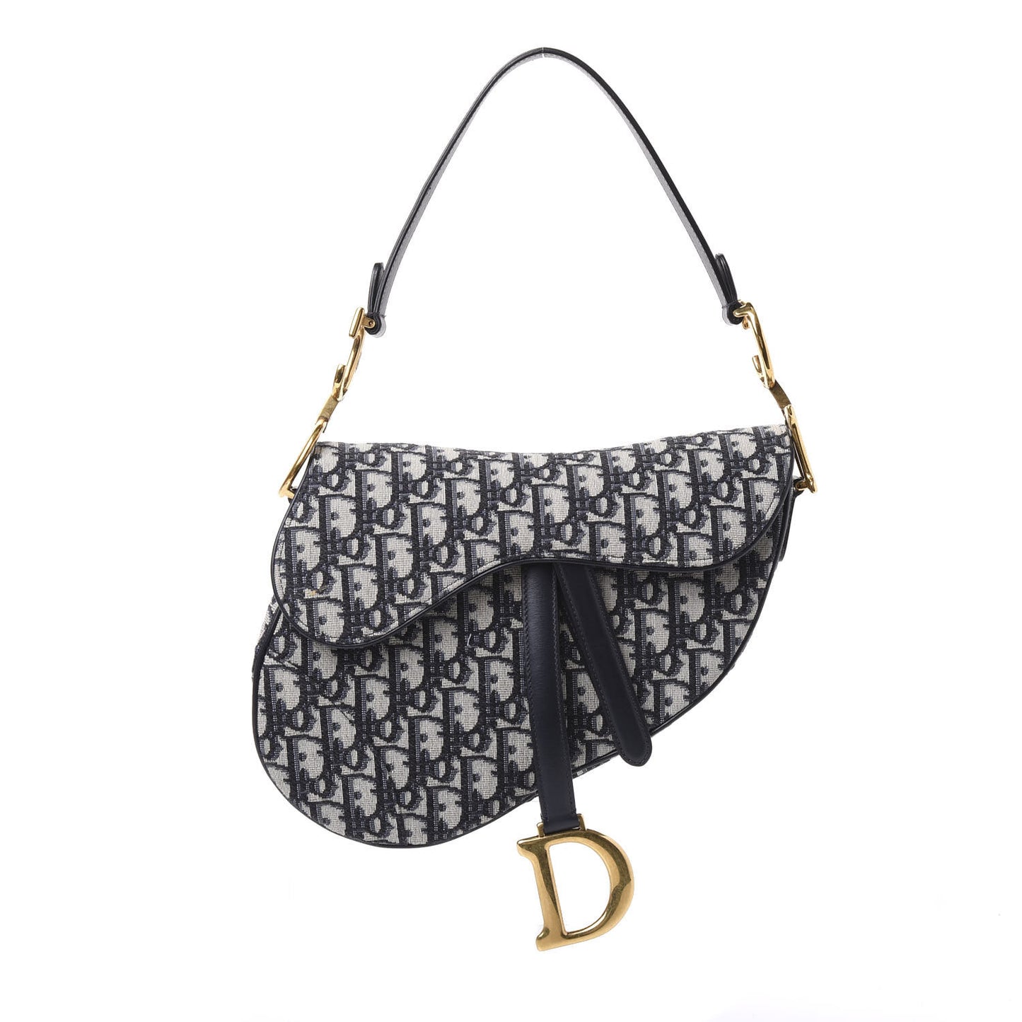 Oblique Saddle Bag Blue