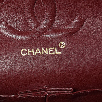 Chanel Lambskin Quilted Medium Double Flap Black 8 of 19