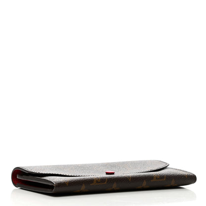 Louis Vuitton Monogram Emilie Wallet Red 4 of 10