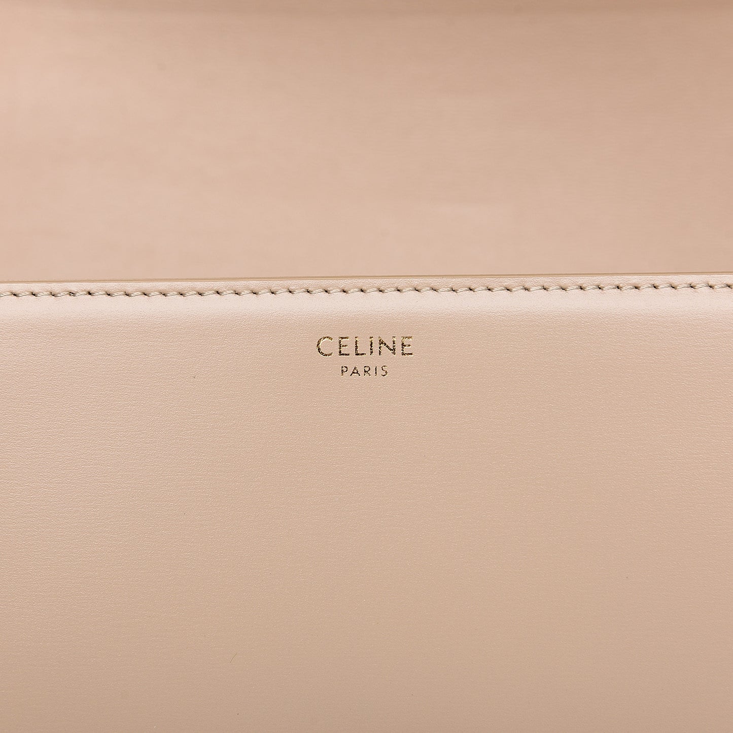 Shiny Calfskin Medium Triomphe Nude