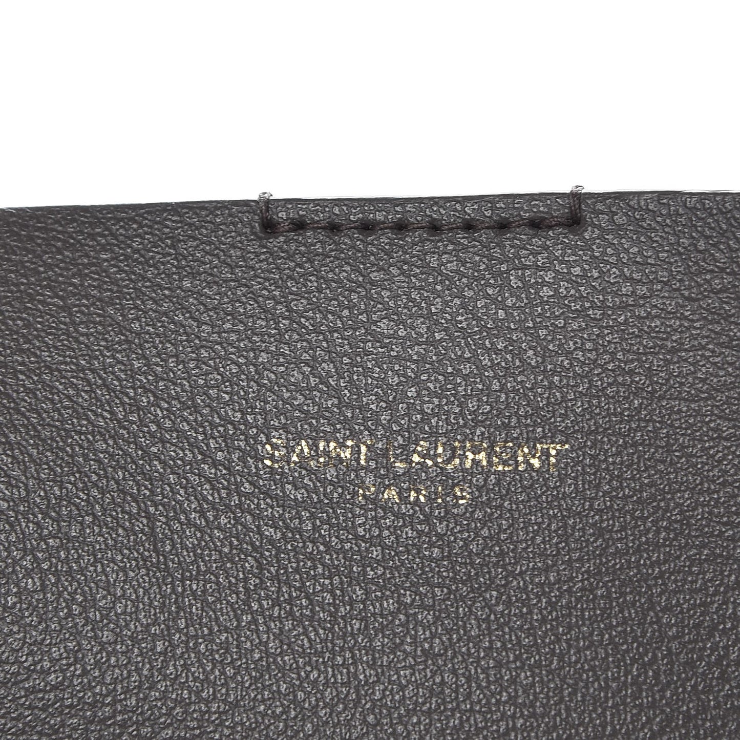 Calfskin Large Shopping Tote Dark Grey
