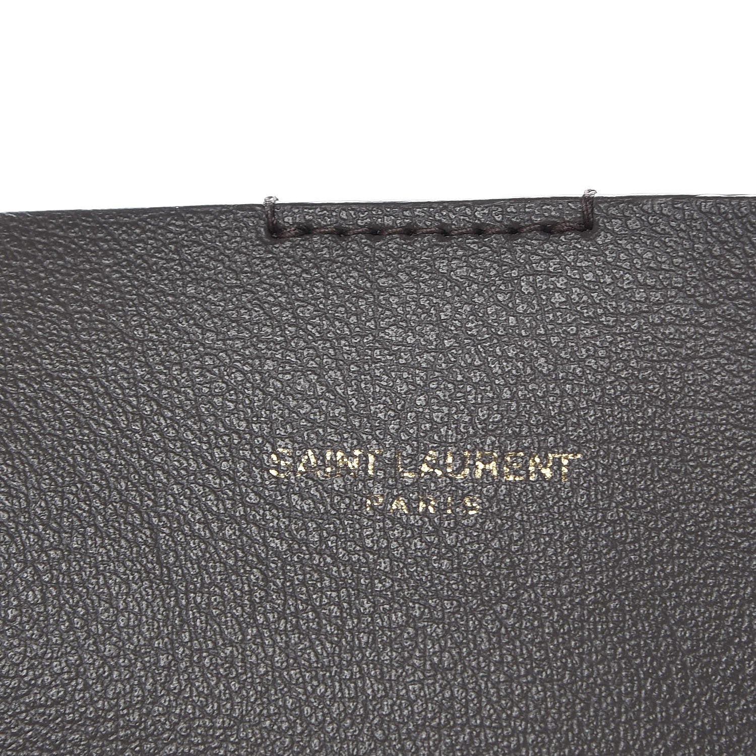 Saint Laurent Calfskin Large Shopping Tote Dark Grey 7 of 12