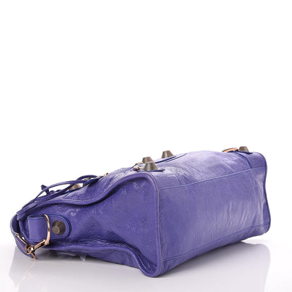 Balenciaga Agneau Giant 21 Rose Gold Hardware City Bleu Lavande 4 of 7