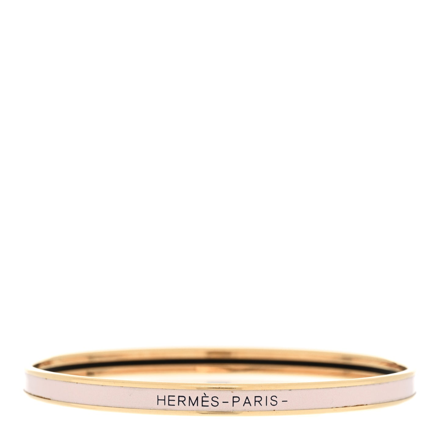 Enamel Uni Bangle Rose Candeur
