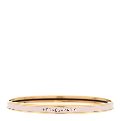 Hermes Enamel Uni Bangle Rose Candeur 1 of 5
