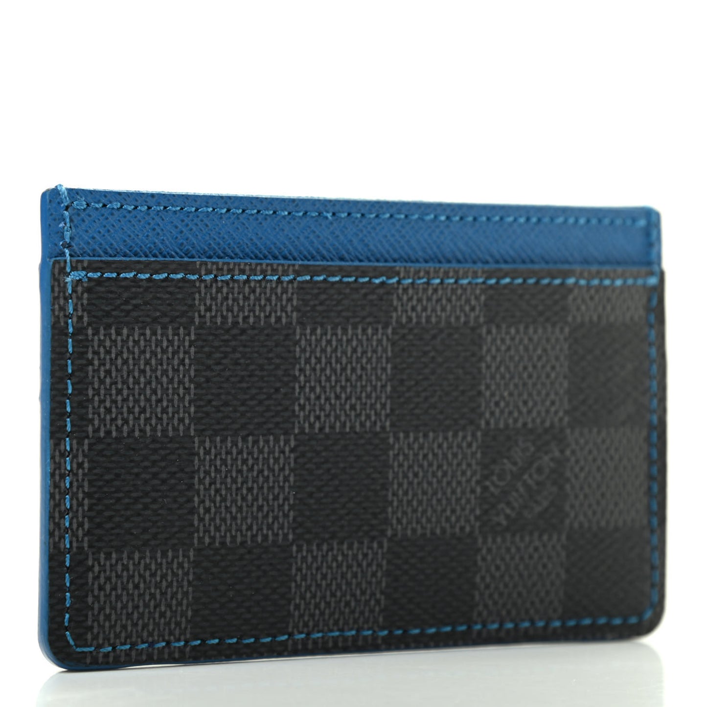 Damier Graphite Card Holder Blue