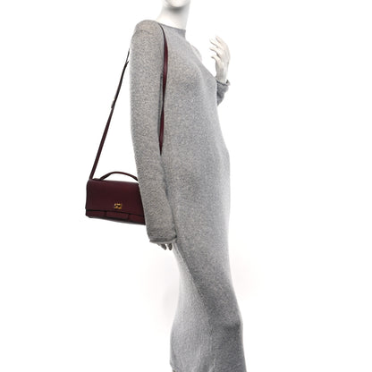 Balenciaga Smooth Calfskin Small Bel Air Clutch On Strap Dark Burgundy Dark Burgundy 2 of 10
