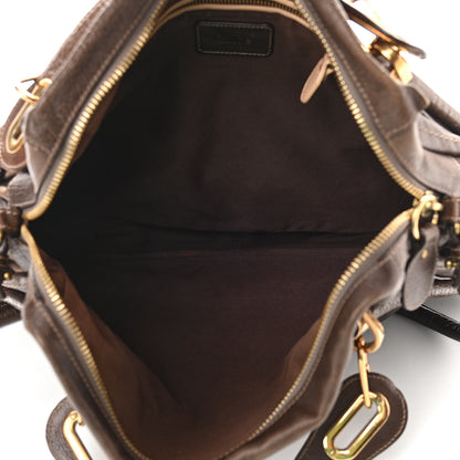 Chloe Calfskin Large Paraty Chocolate 4 of 16