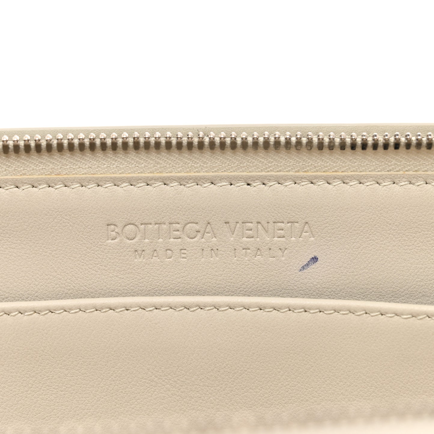 Calfskin Intrecciato Small Document Case Plaster