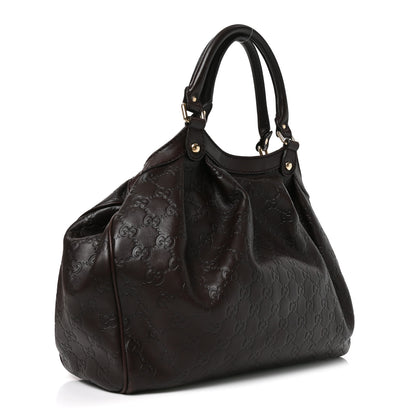 Gucci Guccissima Medium Sukey Tote Chocolate 3 of 10