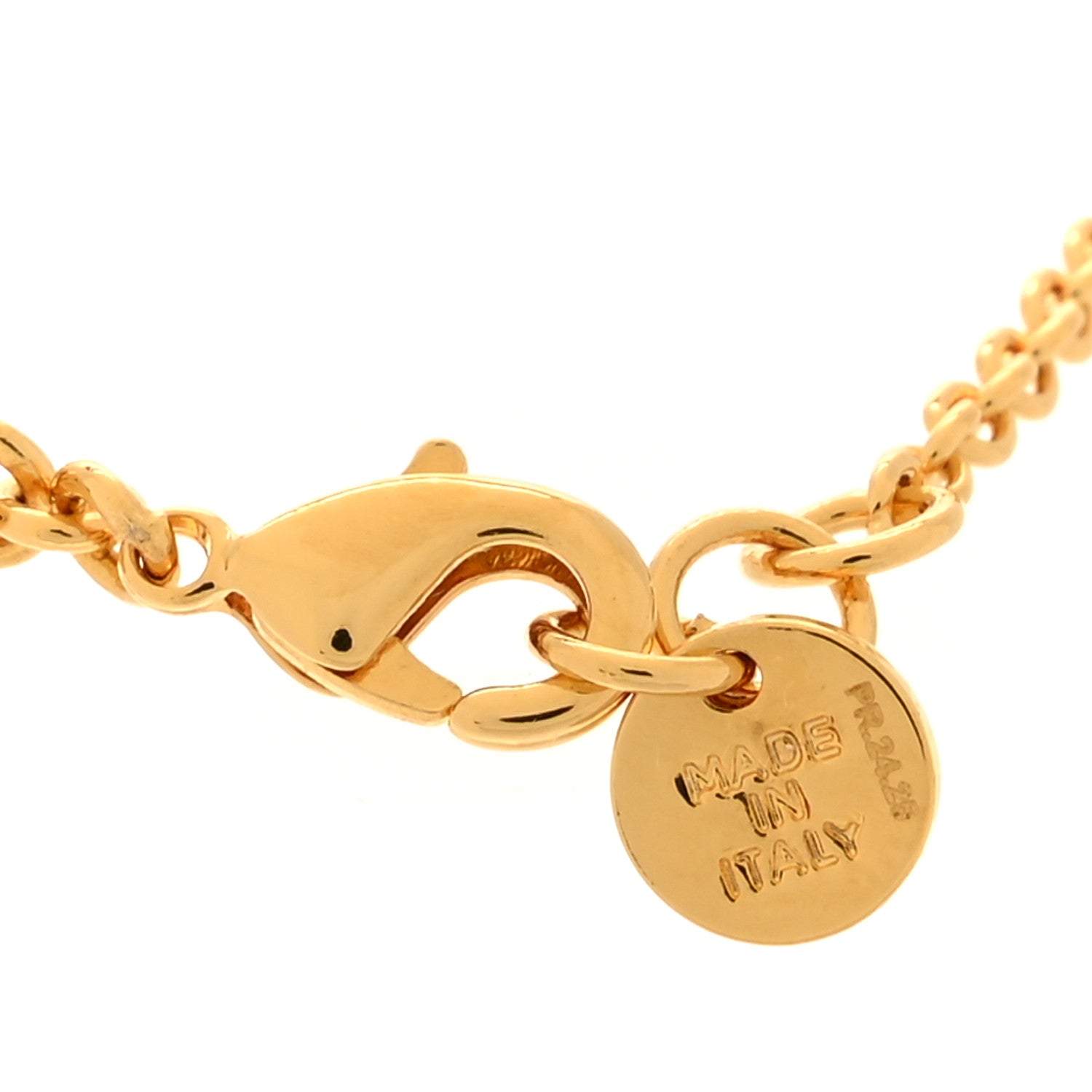 Fendi Metal Crystal EverRound Bracelet Gold 5 of 6