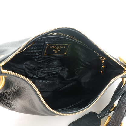 Prada Vitello Daino Shoulder Bag Nero Black 5 of 8