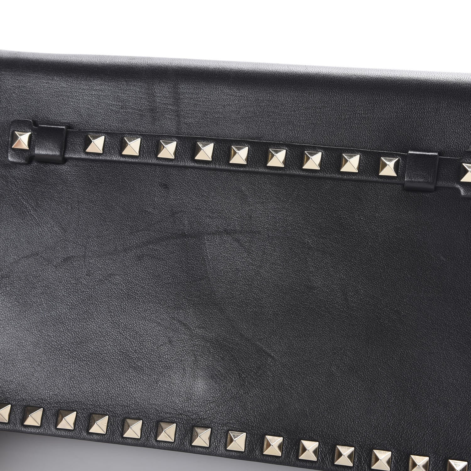 Valentino Garavani Nappa Rockstud Wristlet Clutch Black 10 of 10