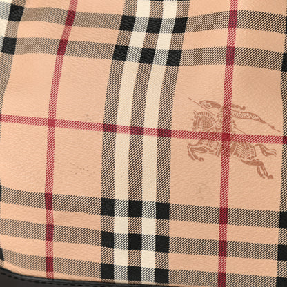 Burberry Haymarket Check Medium Golderton Tote Chocolate 13 of 16