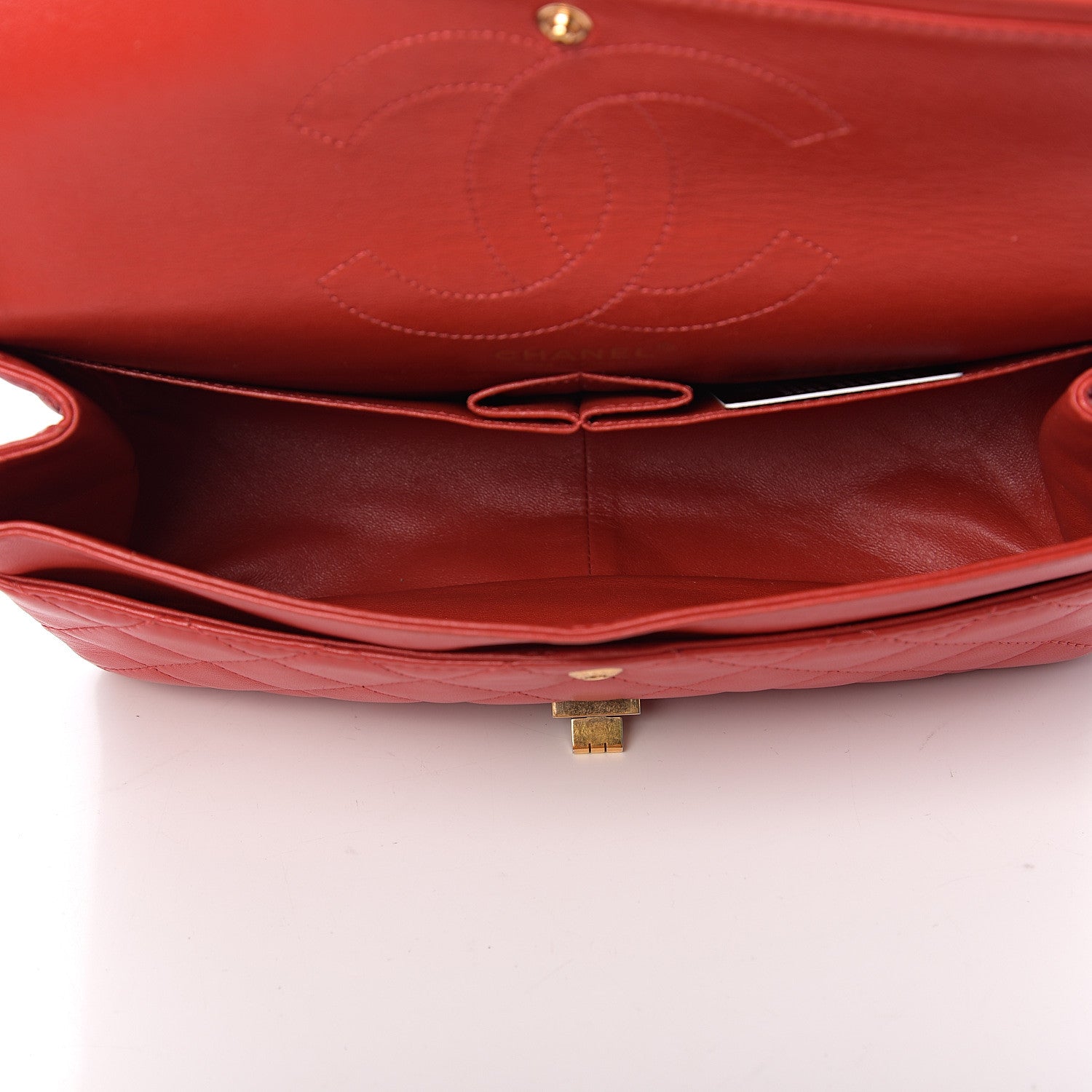 Chanel Lambskin Quilted 2.55 Reissue 226 Flap Red 4 of 17