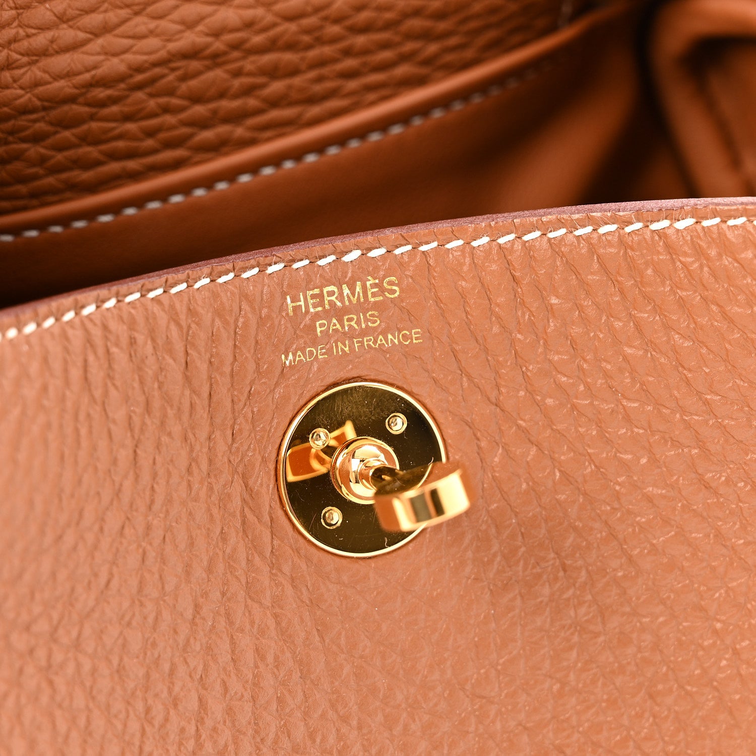 Hermes Taurillon Clemence Mini Lindy 20 Gold 6 of 13