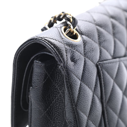 Chanel Caviar Quilted Medium Double Flap Black 19 of 20