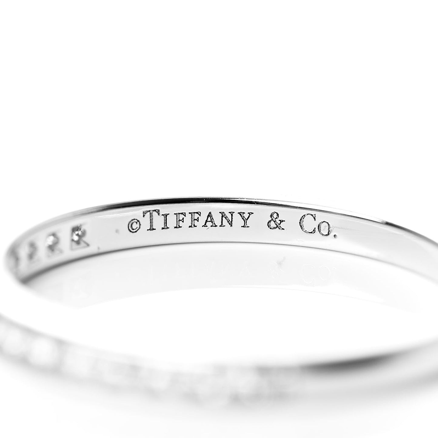 Platinum Diamond .25ctw Half Circle Wedding Band Ring 53 6.5