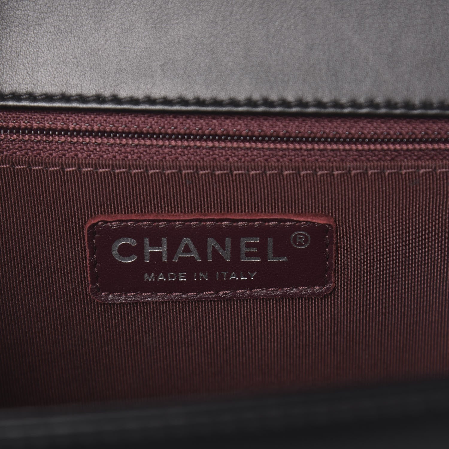 Chanel Lambskin Chevron Quilted New Medium Boy Flap Black 6 of 11