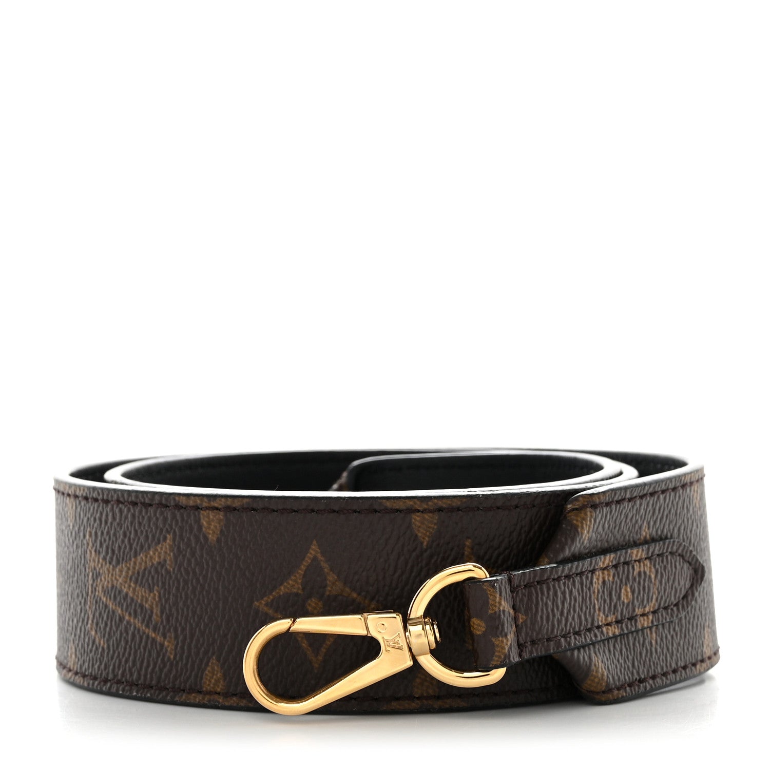 Louis Vuitton Monogram Bandouliere Shoulder Strap Black 1 of 5