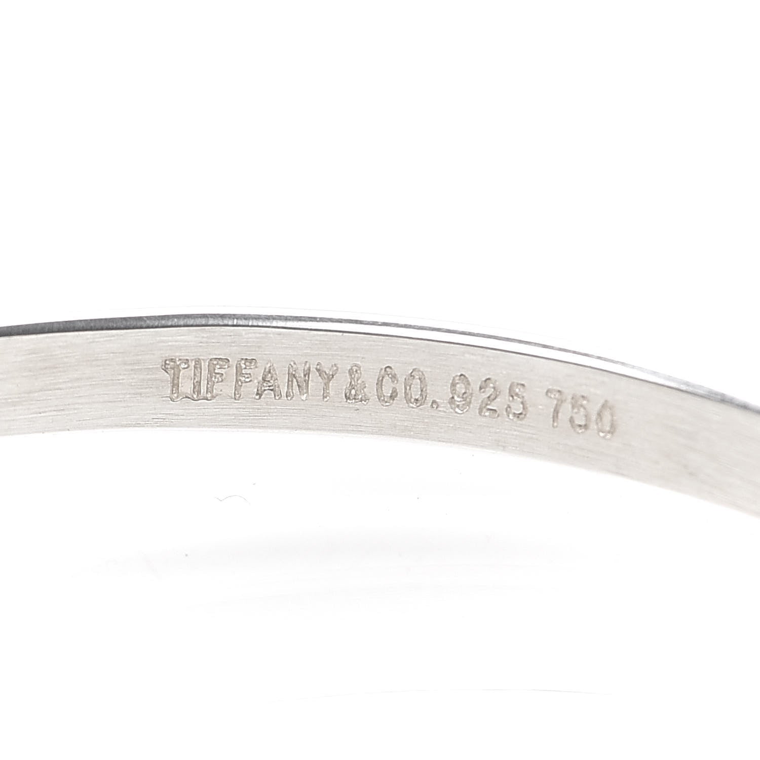 Tiffany Sterling Silver 18K Yellow Gold Hook Eye Bangle Bracelet 4 of 4