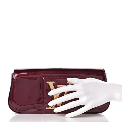 Louis Vuitton Patent Sobe Clutch Rouge Fauviste 2 of 7