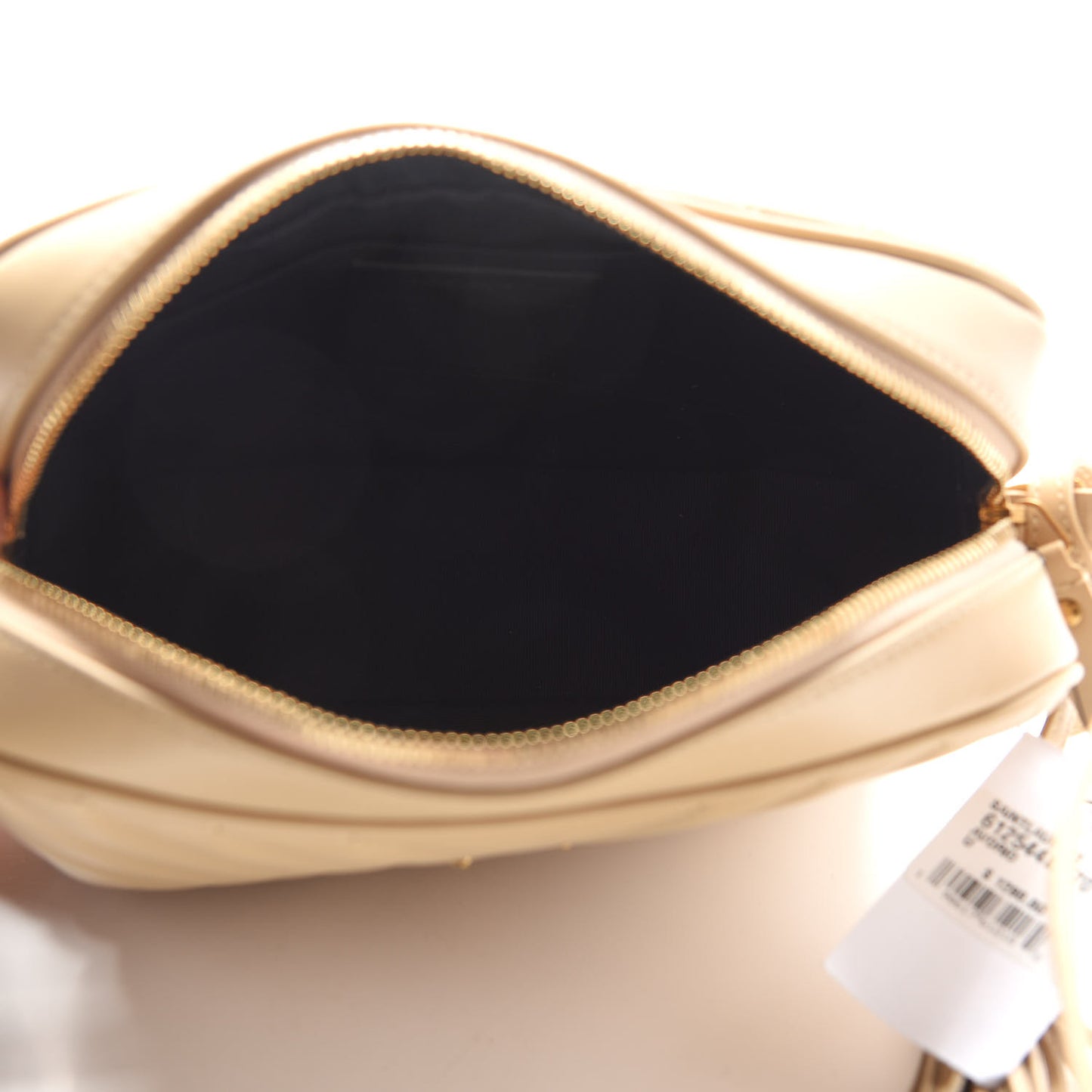 Calfskin Matelasse Monogram Lou Camera Bag Ivory Natural