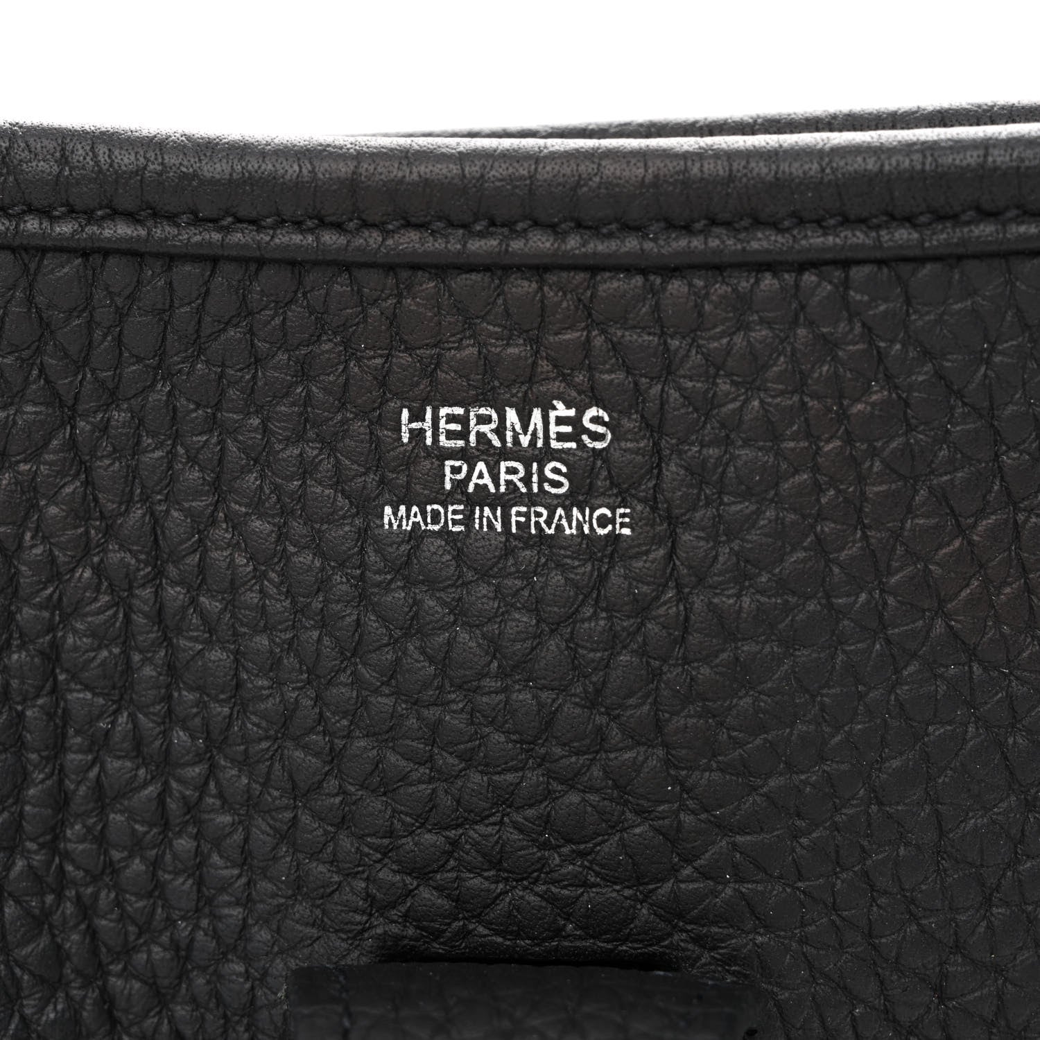 Hermes Taurillon Clemence Evelyne III GM Black 6 of 10