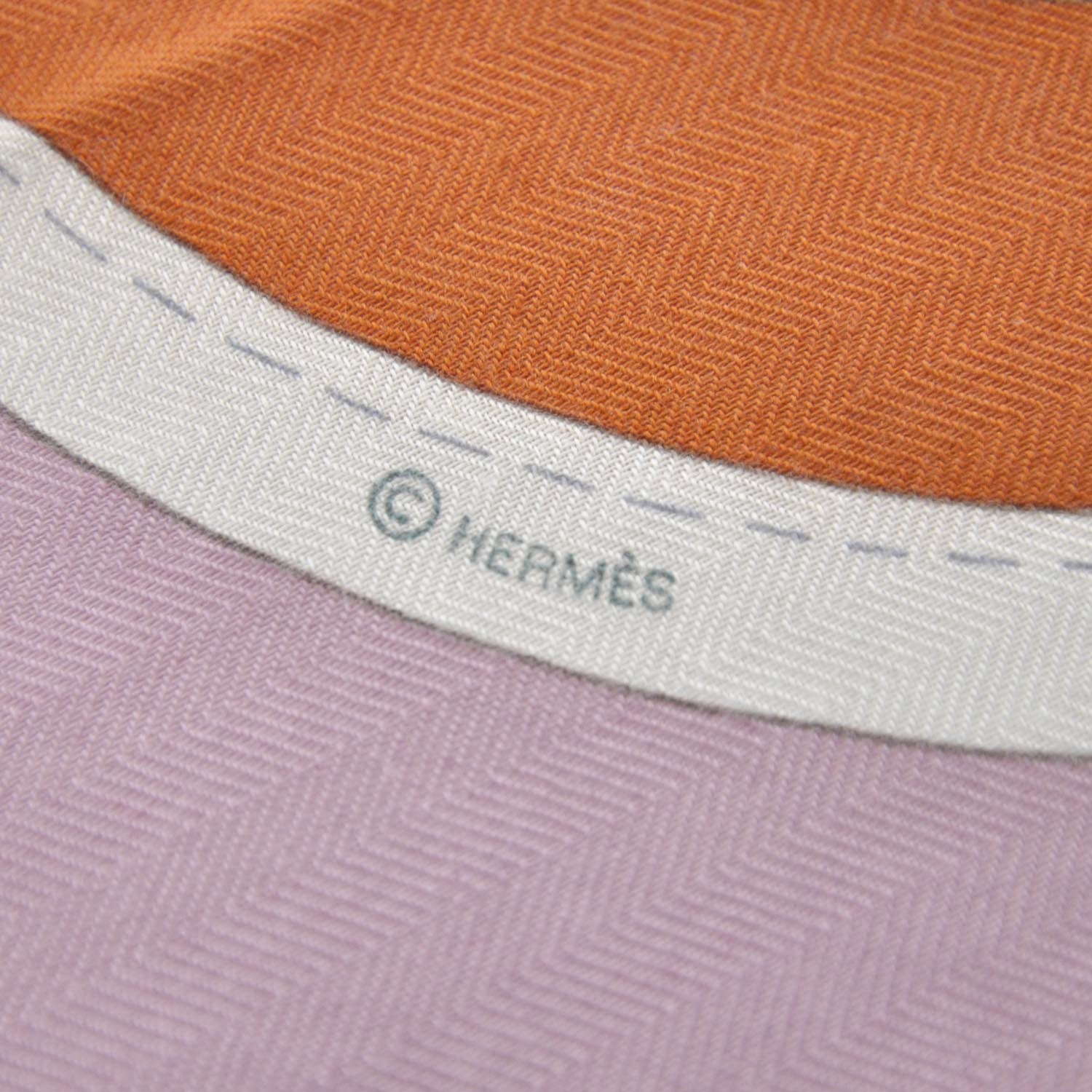 Hermes Cashmere Silk Camails Shawl 140 4 of 6